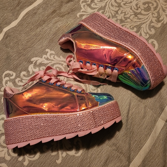 YRU LALA Mermaid Platform Shoes - Picture 1 of 4